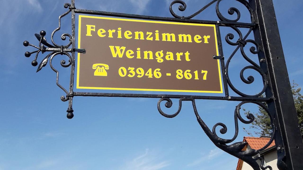 Ferienwohnung Weingart Quedlinburg Eksteriør billede